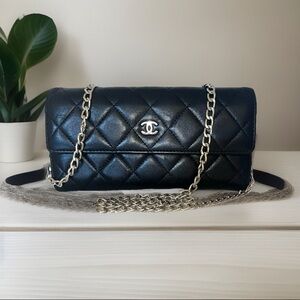 Chanel Leather Wallet on Chain